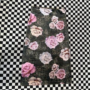 dELiA*s Velvet Floral Midi Skirt